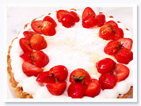 カマンベールチーズタルト