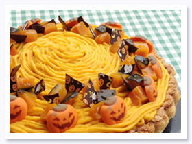 ハロウィン カボチャのタルト