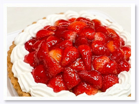 いちごのカスタードタルト